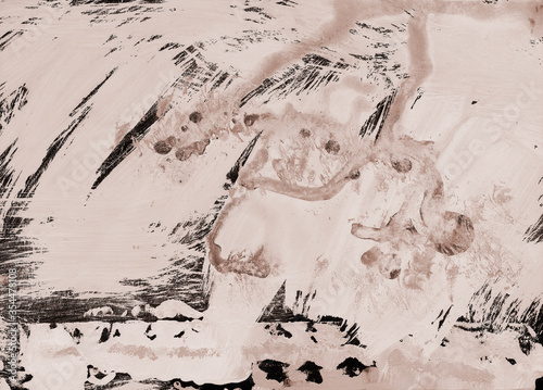 Backgrounds textures Light grayish orange. Hand-painted painting gouache. Perfect design for banner, Web, textile, backgrounds, packaging, posters, brochures, wallpapers, covers etc.