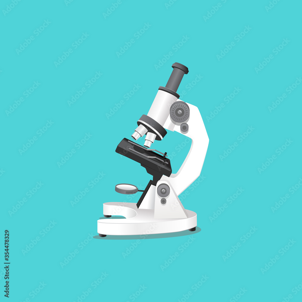isolated single image microscope papercaraft pharmaceutical instrument, microbiology magnifying tool. Symbol of science, chemistry and exploration. magnifying tool vector illustration isolated single image microscope papercaraft pharmaceutical instrument, microbiology magnifying tool. Symbol of science, chemistry and exploration. magnifying tool vector illustration