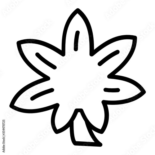Cannabis Concept, Weed Vector Icon Design, Addiction and bad habits symbols on white background 