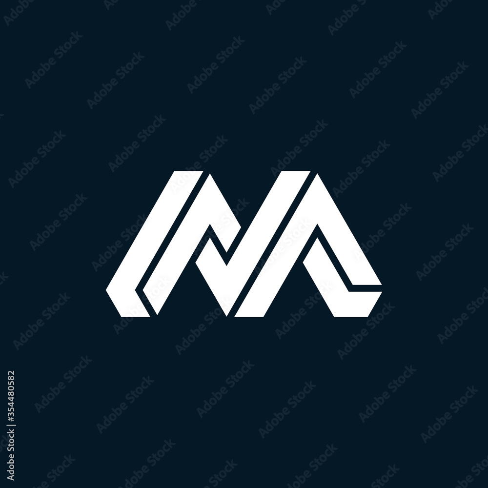 the letter M in a very cool cut style the letter M in a very cool cut style