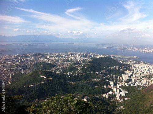 aerial view of Rio de Janeiro Brazil