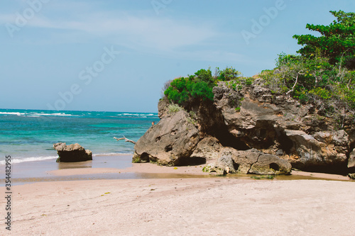 tropical beach in The Dominican Republic