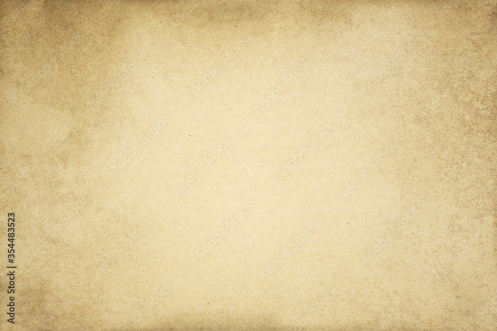 Fototapeta premium Aged texture of old vintage brown paper, can be use as abstract background, wallpaper, webpage, copy space for text.