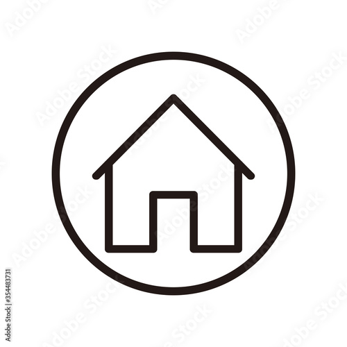 house icon vector illustration sign