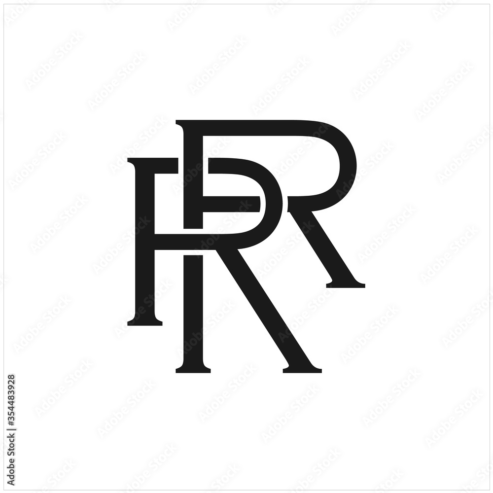 initial letter RR logo vector concept initial letter RR logo vector concept