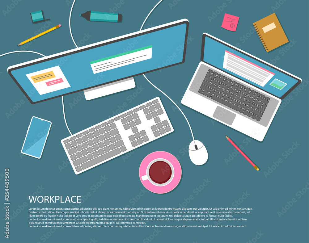 Work on computer Work on computer