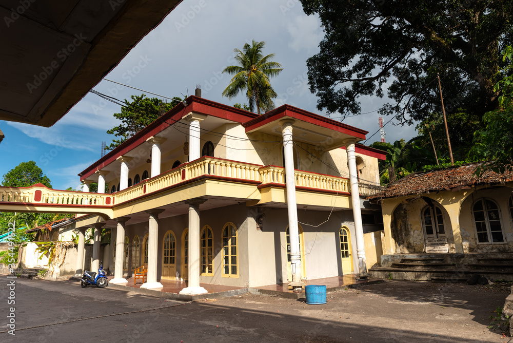 Banda Neira Islands, Banda Sea, Maluku, Indonesia. Fort Belgica and Fort Holanda.