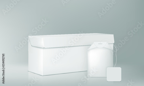 Packaging of tea. Vector illustration