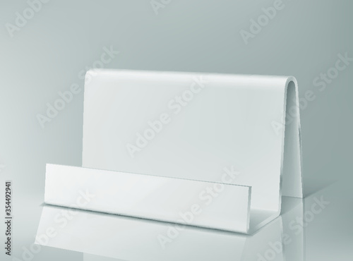 The business card holder. Vector illustration