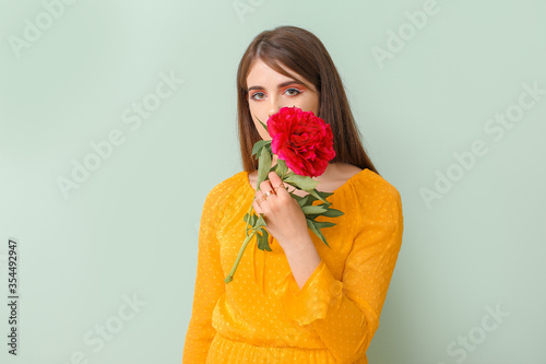 Young woman with beautiful ...