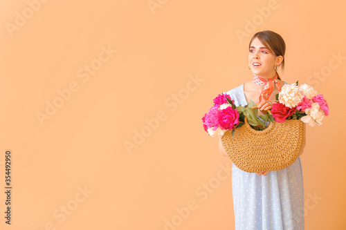 Young woman with beautiful ...