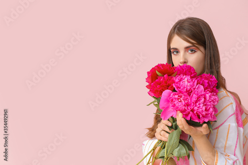 Young woman with beautiful ...