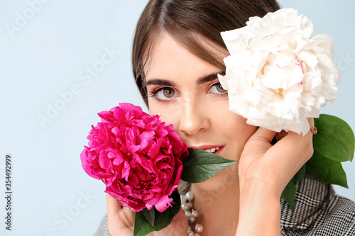 Young woman with beautiful ...