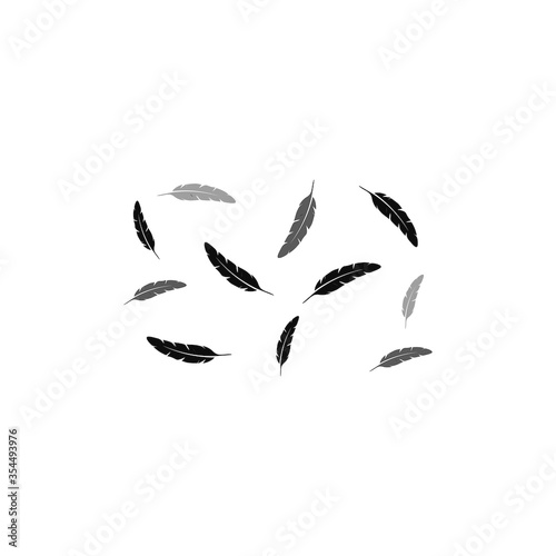 feather background logo