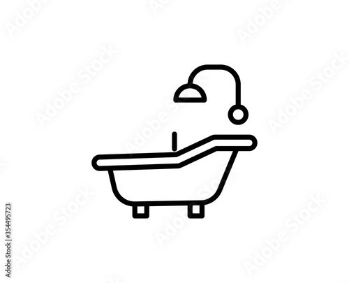 Bath flat icon