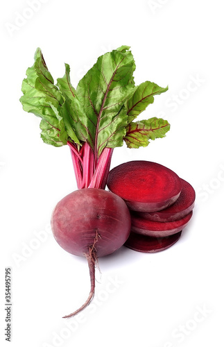 Whole beet root.