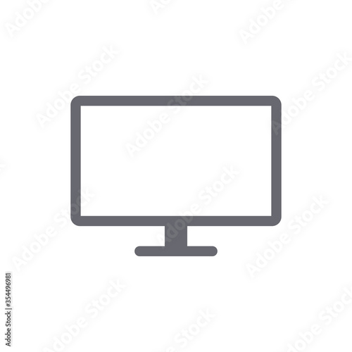 Monitor icon. Vector Illustration
