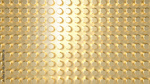 pattern of Golden button Background surface