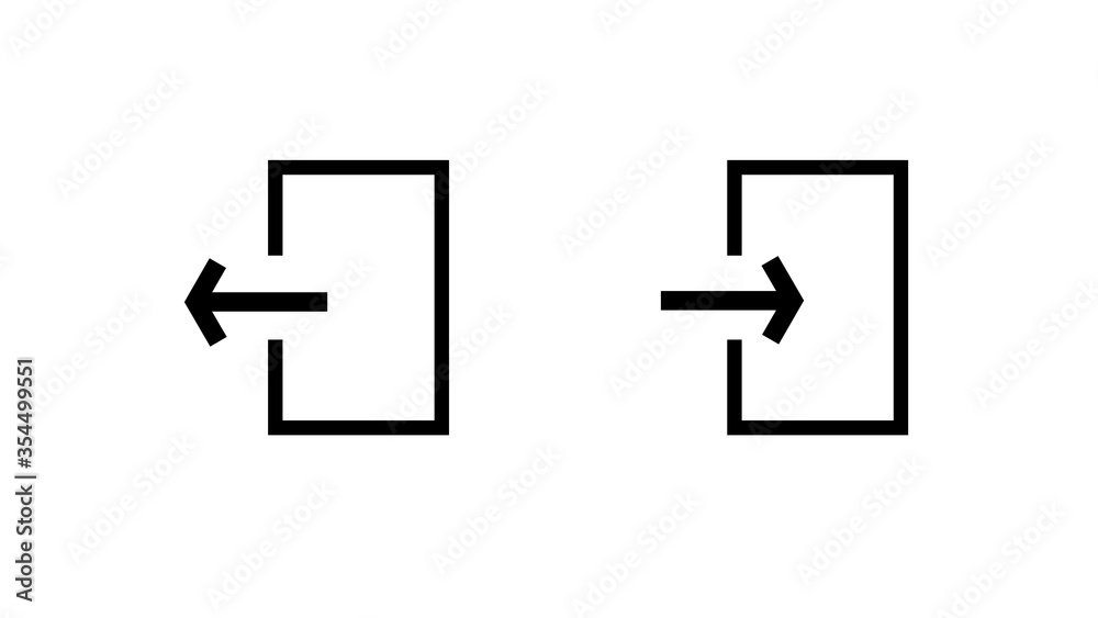 Emergency exit sign direction exit Emergency exit sign direction exit