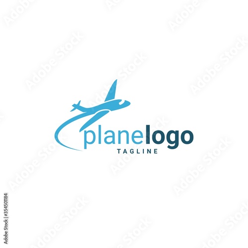 Airplane Logo Template Design Vector
