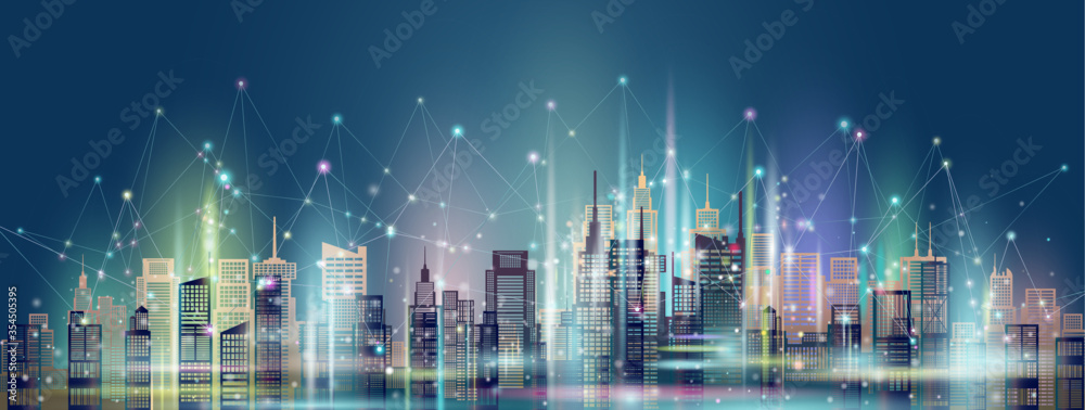 Wireless communication smart city and network technology in downtown ...
