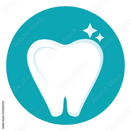 Shiny tooth