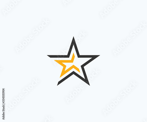 Star logo design template vector