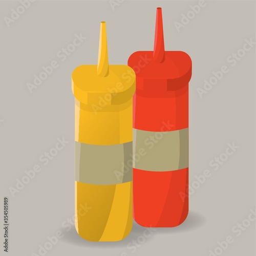 Sauce dispenser bottles