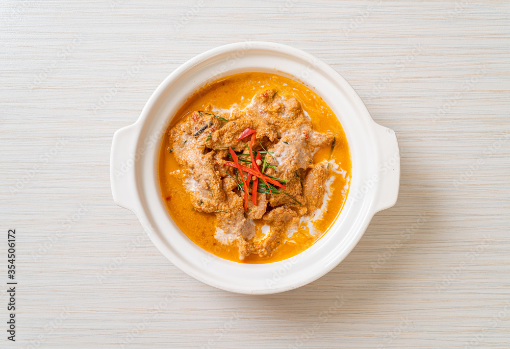 panang curry with pork panang curry with pork