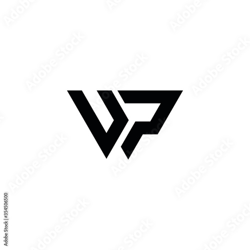 Free Download VP V P letter logo design vector - GFXLoad