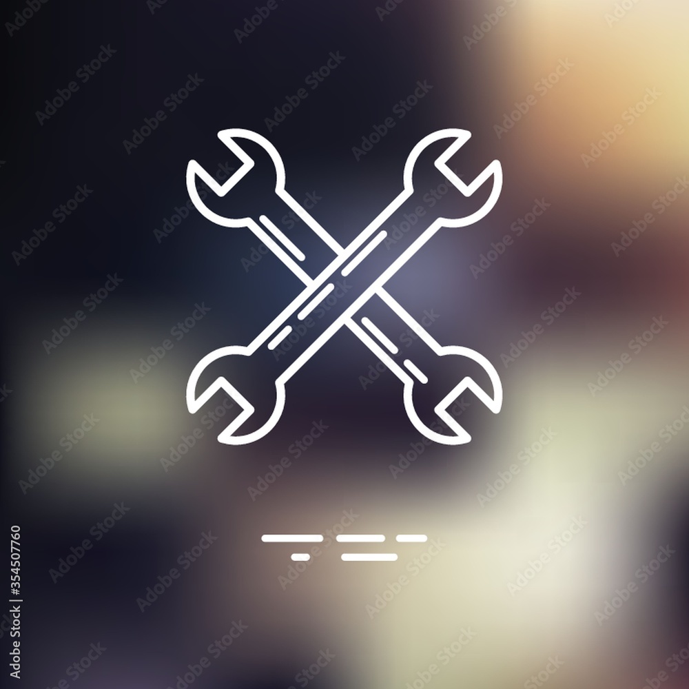 Crossed spanners icon Crossed spanners icon