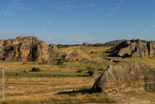 Panorama sur le Paysage, Parc National de l'Isalo - Madagascar.