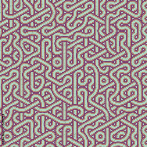 Colour Hexagon Tile Connection art background design illustration © vector_master