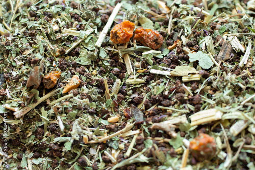 dried herb. the dried berries. green tea dried herb. the dried berries. green tea