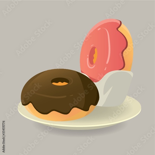 Assorted donut flavours