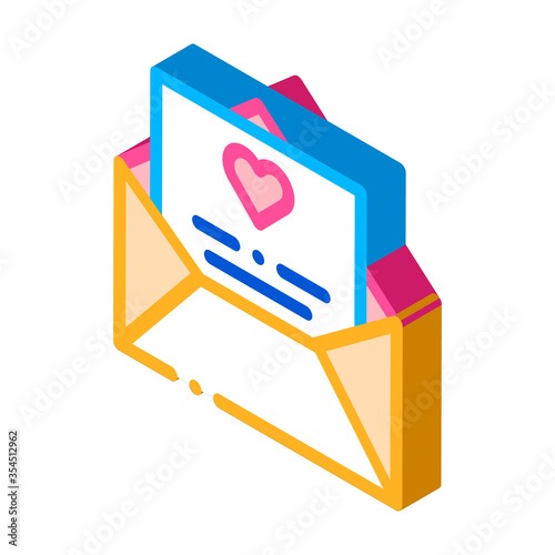Pre-nuptial Agreement Sign isometric color isolated symbol illustration