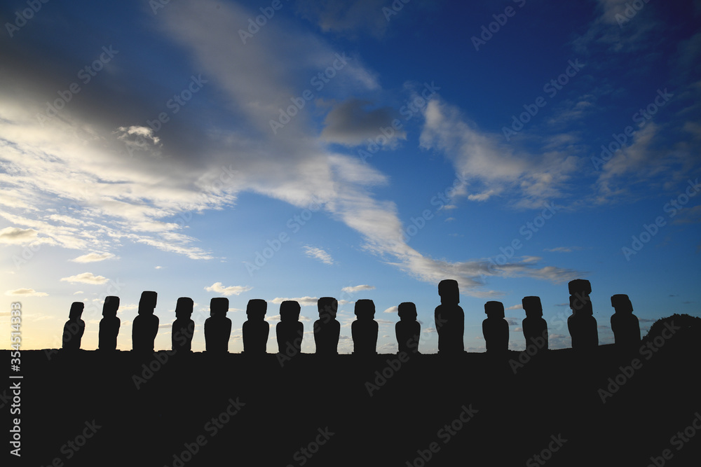 Ahu Tongariki Moai at Easter Island
