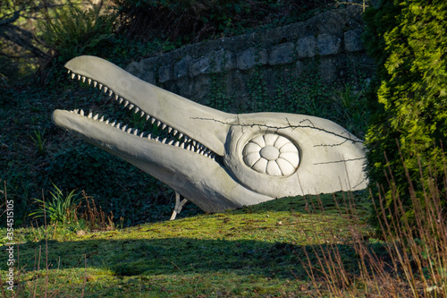 Crystal Palace Dinosaurs in Crystal Palace Park, London, England, United Kingdom photo