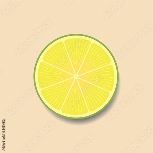 Sliced lemon