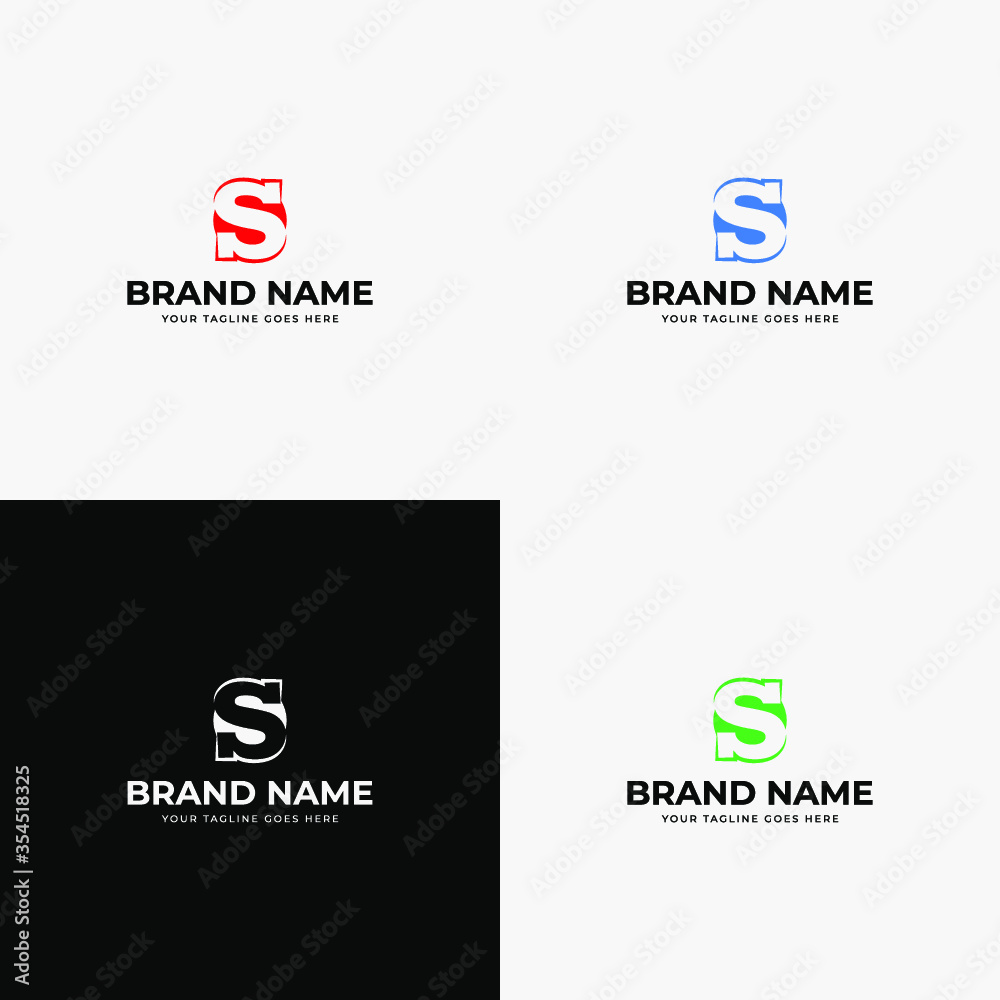 Creative negative space trendy line art style initial letter S logo design template vector. Abstract professional letter s icon design for business or corporate identity. Creative negative space trendy line art style initial letter S logo design template vector. Abstract professional letter s icon design for business or corporate identity.