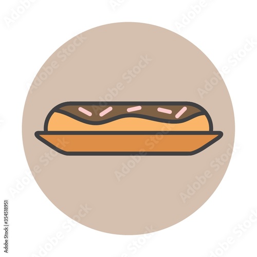 Chocolate eclair