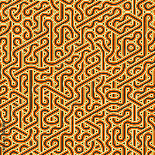 Wallpaper Mural Colour Hexagon Tile Connection art background design illustration Torontodigital.ca