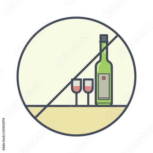 Alcohol-free icon