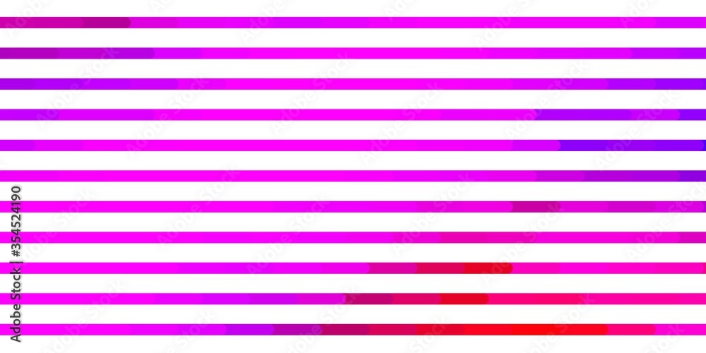 Light Pink, Red vector backdrop with lines. Geometric abstract illustration with blurred lines. Smart design for your promotions.