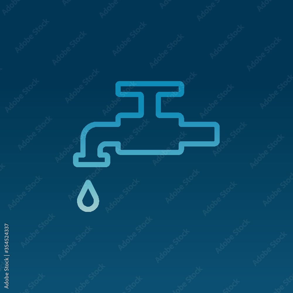 Tap with water drop Tap with water drop