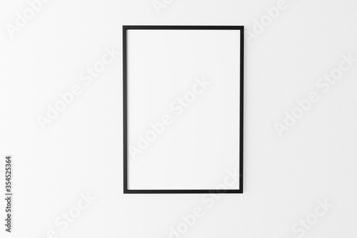 Black A4 Frame Mockup. Frame mock up
