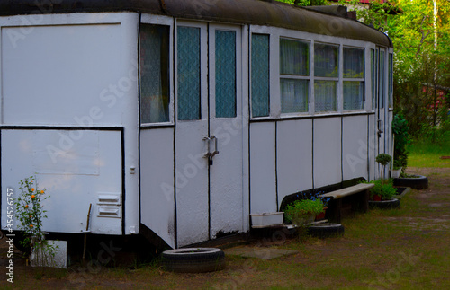 Polish tram turned into a summer house