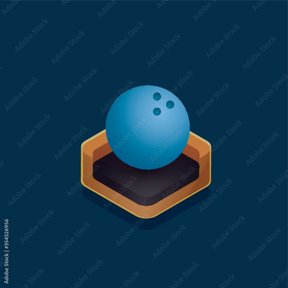 Isometric bowling ball