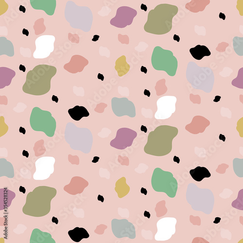 hand-drawn abstract seamless pattern. Can use for print, template, fabric, presentation, textile, banner, poster, wallpaper, digital paper
