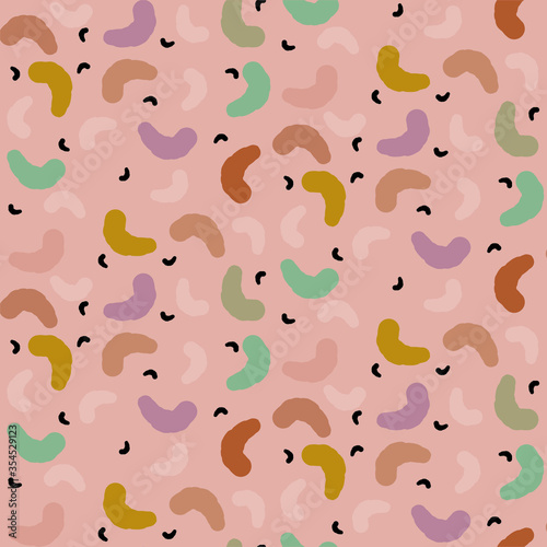 hand-drawn abstract seamless pattern. Can use for print, template, fabric, presentation, textile, banner, poster, wallpaper, digital paper
